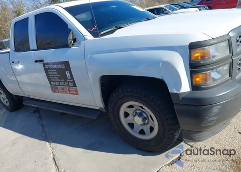 2015 Chevrolet Silverado 1500 Wt из США, поврежденный, VIN 1GCRCPEC7FZ344133